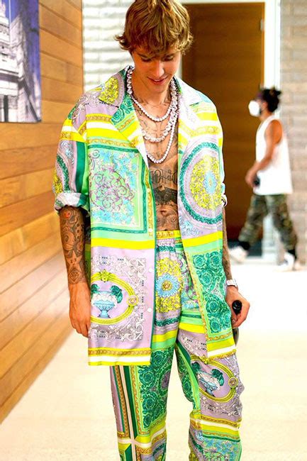 justin bieber versace outfit popstar price|Justin Bieber looks.